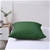 Natural Home 100% European Flax Linen Euro Pillowcase OLIVE