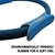 Powertrain Pilates Ring Band Yoga Home Workout Exercise Band Blue
