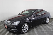 2012 Mercedes Benz C180 BE C204 Automatic Coupe 117,064 Kms