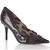 Dolce & Gabbana Women's Black Patent Floral Shoes 9cm Heel