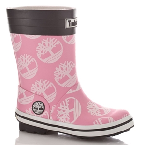 Timberland Girl's Pink/White All Over Lo