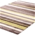 Stylish Stripe Rug Brown Green 220x150cm