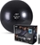 PTP Anti-Burst Core Strength Ball with Pump, 65cm Diameter, Onyx Black. Buy