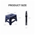 LARGE PLASTIC Portable FOLDING STOOL Chair Flat Easy Carry Outdoor Camping