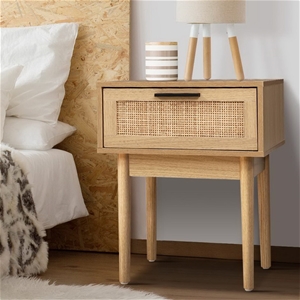 Artiss Bedside Tables Table 1 Drawer Sto