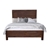 Bed Frame Double Size in Solid Wood Veneered Acacia Bedroom Timber Slat