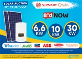 6.6 - 30kw Solar Auction with Standard Grid Installation