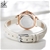 SK Women Fashion & Elegant watch Miyota White Leather Bracelet SK0153 White