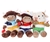 GOFFA 3pk Reindeer Plush Toys. Buyers Note - Discount Freight Rates Apply t