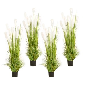 SOGA 4X 120cm Artificial Potted Reed Gra