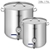 SOGA Stainless Steel Brewery Pot 33L 71L With Beer Valve 35CM 45CM