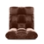 SOGA Floor Recliner Folding Lounge Sofa Folding Chair Cushion Coffee x4