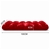 SOGA Floor Recliner Folding Lounge Sofa Folding Chair Cushion Red x4
