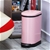 SOGA Foot Pedal SS Rubbish Recycling Garbage Waste Trash Bin 10L U Pink