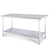 SOGA 2-Tier Commercial Kitchen S/S Prep Work Bench Table 150*70*85cm