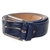 CINTURA Mens Leather Belt, Size 110, RRP $195, Colour: Blue Crocodile Textu