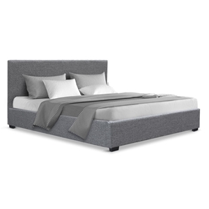 Artiss Double Size Fabric and Wood Bed F