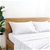 Natural Home Organic Cotton Sheet Set Double Bed WHITE