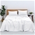 Natural Home Organic Cotton Sheet Set Queen Bed WHITE