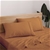 Natural Home 100% European Flax Linen Sheet Set - Rust - Double Bed