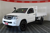 2010 Toyota Hilux 4X4 SR GGN25R Automatic Cab Chassis