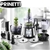 Prinetti Multi Function Food Processor Blender and Juicer 2.4L Capacity