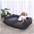 Charlie’s Pet Corduroy Sofa Bed - Charcoal Medium 89 x 68 x 26cm