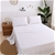 Serene Bamboo Cotton Sheet Set WHITE Super King Bed