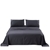 Serene Bamboo Cotton Sheet Set CHARCOAL Double Bed