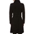 Miss Sixty Women's Black Jorbice Belted Coat