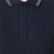 Calvin Klein Collection Men's Navy Tipped Collar Polo Shirt