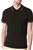 Calvin Klein Collection Men's Black Tipped Collar Polo Shirt
