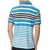 Timberland Men's Blue/White Stripe Cotton Polo Shirt