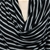 DAY Birger Et Mikkelsen Women's Black Striped Cowl Neck Top