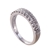 18KT White Gold 24 Diamond Ring, Round Brilliant Cut, 0.70cts, VS2 Clarity.