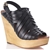 ASH Black Leather Oman Sandals 13cm Heel