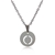 Personalized Letter 'O' Stainless Steel Necklace with 20" Chain