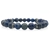 Men's Lapis Lazuli Roman Stretch Beaded Bracelet