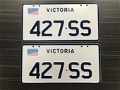 427SS Themed Custom Number plates (VIC)
