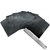 6pcs - (10cm x 10cm) Black Square Textured Lambskin Leather Piece