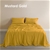 Royal Comfort Linen Blend Sheet Set - Queen - Mustard Gold