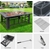 Grillz Outdoor Fire Pit BBQ Table Grill Fireplace