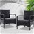 Gardeon 2x XL Outdoor Dining Chairs Patio Furniture Chair Wicker Garden