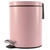 Foot Pedal Stainless Steel Garbage Waste Trash Bin Round 7L Pink