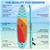 Kahuna Hana Inflatable Stand Up Paddle Board 10ft6in iSUP Accessories