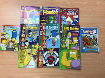 The Simpson Retro Comic Books Lot of 11