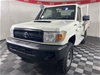 2016 Toyota Landcruiser Workmate VDJ79R Turbo Diesel Manual Cab Chassis