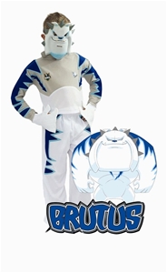 NRL Brutus the Bulldog Mascot Kids Costu