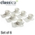 Set of 6 Classica Espresso/Saucer Set - Aden