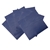 10cm x 10cm AAA Top Grade Royal Blue Nappa Lambskin Pc., Crafts (5pcs)